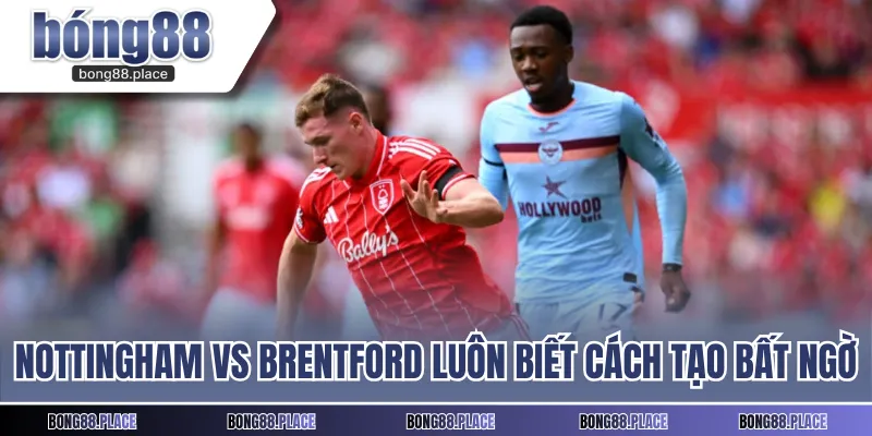 Nottingham vs Brentford luôn biết cách tạo bất ngờ